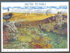 3802 MNH Sheet of 10, 37-cent stamps - "Arctic Tundra - CV $15.00 - Picture 1 of 2