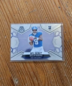 Malik Nabers 2024 Panini Mosaic NFL Debut Silver Base Mosaic RC #284 RC - Picture 1 of 2