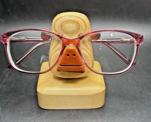 Wooden Monkey Eyeglass Holder Desk Nightstand Glasses Storage Stand Decor - Picture 1 of 10