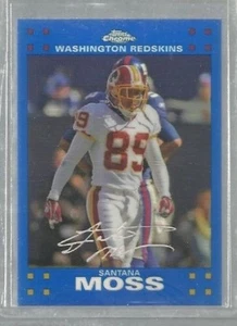  2007 Topps Chrome Blue Refractors #TC140 Santana Moss (ref42540) - Picture 1 of 1