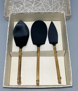 Juego de 3 cucharas de ceniza Haisaji japonesas vintage de 13 cm de largo para caja de papel de ceremonia del té - Imagen 1 de 9