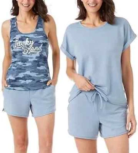 Lucky Brand Women's 3 Pieces Pajama Set Camo M - Picture 1 of 2