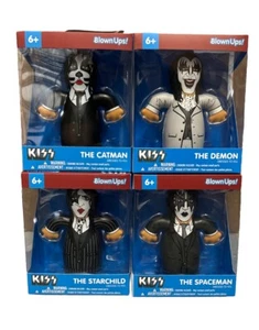 Blown Ups! KISS DRESS TO KILL Demon, Starchild, Spaceman, Catman Full Set - Picture 1 of 1