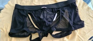 MANSTORE BOXER PARTICOLARE TESSUTO STRECH SEMITRASPARENTE MISURA L - Foto 1 di 4
