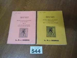 MOZART COMPLETE in 2 Volumes Piano Sonatas & Fantasies - Lea Pocket Scores - Picture 1 of 24
