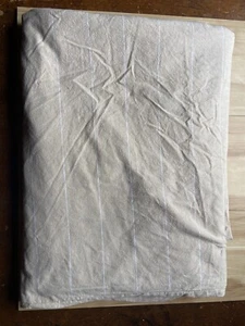 The Company Store Bromley Wheat Tan Striped Flannel Twin Duvet Cover Portugal - Picture 1 of 10