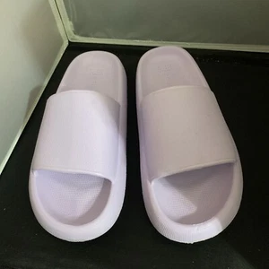Women's Lavender Size 10Rubber Platform  Sandals Very Lightweight Primark - Picture 1 of 7
