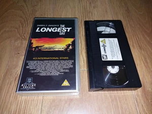 THE LONGEST DAY ~ DARRYL F. ZANUCK VHS VIDEO EXCELLENT - Picture 1 of 1