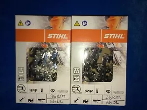 STIHL 36RM66 Rapid Micro Chainsaw Chain or 3/8 x .063"x 66DL x 2 (Twin Pack) - Picture 1 of 4