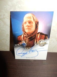  Star Trek  Cinema 2000 A18 Gregg Henry As Gallatin  Autograph Card