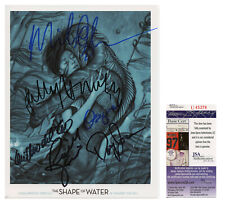 Guillermo del Toro & 5 Cast Signed SHAPE OF WATER 8x10 Photo PROOF JSA A