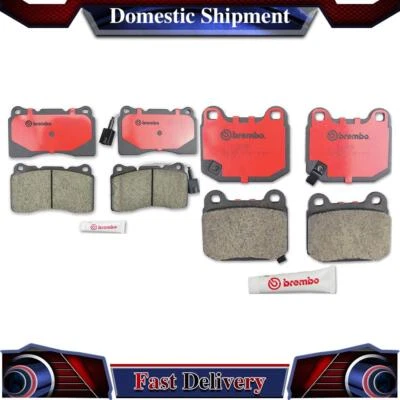 Brembo 2X Front Rear Disc Brake Pad Set For Subaru BRZ 2018 2017 - Image 1 of 3