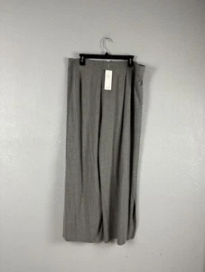 Eileen Fisher Damen Hose grau gerade AKL Größe XL neu mit Etikett - Bild 1 von 12