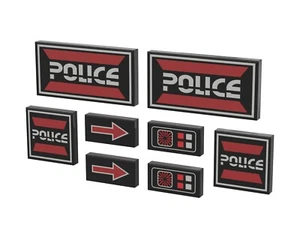 Individueller UV-Druck auf LEGO Fliesen - Space Police I Pack 1 - Bild 1 von 2