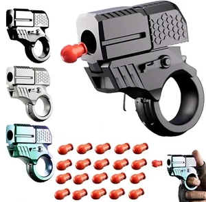 Fidget EDC Launcher Model Ring One-Click Eject Fidget Toys with Soft Bullets - Picture 1 of 43