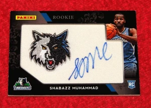 SHABAZZ MUHAMMAD TIMBERWOLVES 2013-14 VATERTAG PATCH AUTOGRAMM #SM (MN466) - Bild 1 von 1