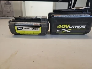 Ryobi 40v Broken 5ah And 6ah - Picture 1 of 1