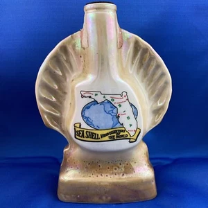 Jim Beam Decanter 1968 James B Beam Distilling liquor bottle Florida Seashell - Picture 1 of 8