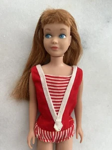 Bambola vintage 1963 Mattel Skipper Barbie amica capelli rossi Tiziano - Foto 1 di 4