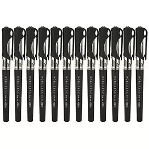Black Ink Gel Pens, 1.0 Mm Bold Point Pens, 12 Pack - Picture 1 of 12