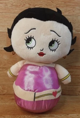 Betty Boop Oop-A Doop Pink Sequin Dress 10" Kellytoy 2017 Stuffed Plush Doll - Image 1 of 4