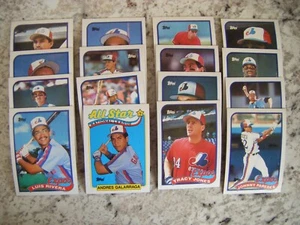 TOPPS 1989 MONTREAL EXPOS 29 CARD Team Set - Picture 1 of 2