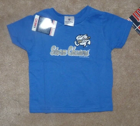 NEW MiLB Omaha Storm Chasers Baseball T Shirt Toddler 2T NEW NWT Cover