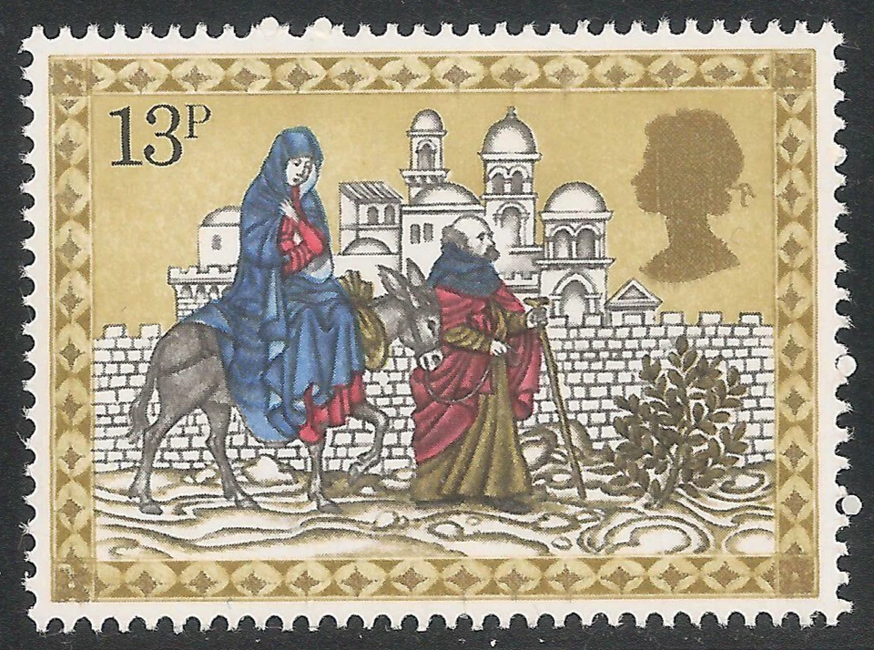 Great Britain #882 (A293) - 1979 13p Joseph and Mary Traveling to Bethlehem  - Image 1 of 1