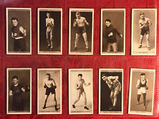 1928 OGDEN'S PUGILISTS IN ACTION-COMPLETE 50 CARD SET-JACK DEMPSEY+ VG+EXCELLENT