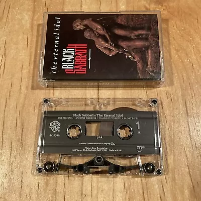 Black Sabbath – The Eternal Idol CASSETTE TAPE 1st US issue iommi tony martin - Image 1 of 3