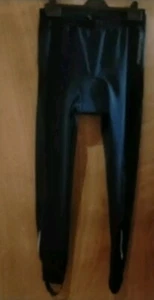 MUDDYFOX STIRRUP PADDED CYCLING LEGGINGS SIZE M NAVY WAIST 28" ELASTICATED - Picture 1 of 8