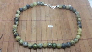 SERPENTINE CHYTA collier perles 10 mm - longueur 45 cm REGLABLE lithotherapie - Picture 1 of 1