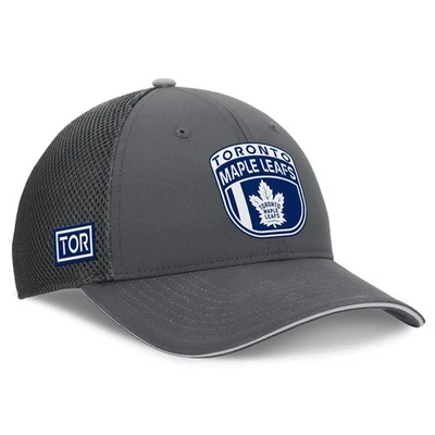 Men's Fanatics Gray Toronto Maple Leafs Authentic Pro Home Ice Trucker - Image 1 of 4