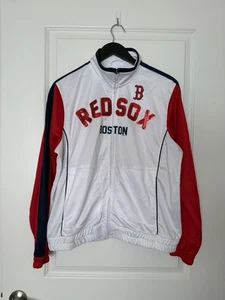 G-III 4Her Carl Banks Boston Red Sox Women’s Full Zip Jacket Sequin Size XL - Picture 1 of 14
