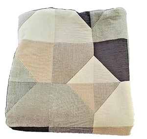 IKEA SVARTHO Kissenbezug 20" geometrisch schwarz beige grau modern neutral - Bild 1 von 6