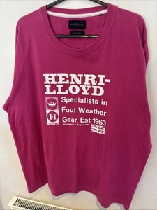 Henri Lloyd Printed T-shirt Size Xl - Picture 1 of 4