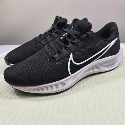 Nike Air Zoom Pegasus 38 CW7356-002 Athletic Sneakers Mens 8.5 Black Anthracite - Image 1 of 4