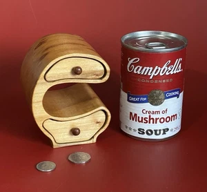 Cajonera miniatura de madera con rebabas M Blakebrough para ebanista joyero - Imagen 1 de 11