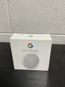 SEALED Google Nest Thermostat - Smart Programmable Wi-Fi - Snow GA01334-US - Picture 1 of 3