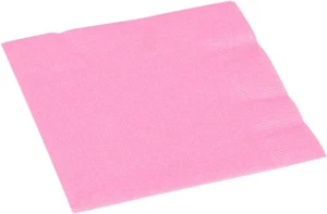 250 Count of 2 PLY Luncheon Napkins in Pink - 6.5" x 6.5" - Picture 1 of 2