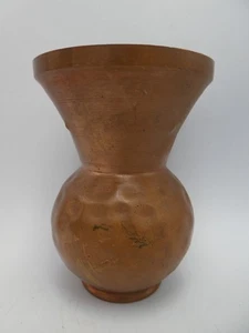 VINTAGE HAMMERED COPPER ARTS AND CRAFTS VASE - Picture 1 of 6