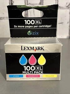 Genuine Lexmark 100Xl Color Ink Set 14N0684 - Picture 1 of 4