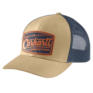 CARHARTT Canvas Generations Patch MESH BACK Hat Cap. Brown/Navy. OSFA snap. BNWT - Bild 1 von 2
