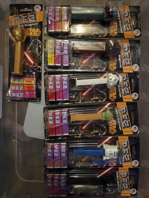 Star Wars pez collection. various kits and singles, all new unopened - Image 1 of 4