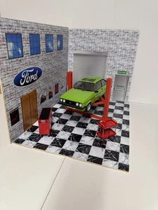 1:18 Ford Diorama Garage Scene MK1 Mk2 Escort RS 2000 1800 Fiesta XR2 Foam Based - Picture 1 of 7