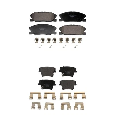 Pastillas de freno silenciosas de cerámica con bajo polvo para Dodge Charger 2014-2023 oeM9 delanteras traseras Foto 1 de 4