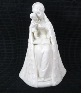 HUMMEL Goebel Blumenmadonna mit Kind Figur elfenbein weiß 10 Germany Maria Vintage - Bild 1 von 9