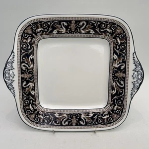 Wedgwood Florentine Dark Blue Cake Plate W1956 **SEE DESC** - Picture 1 of 14