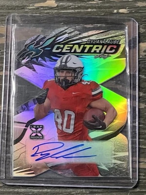 2024 Hoja Ecléctica Fútbol Dylan Laube X-Centric Púrpura Troquelado Automático/6 Foto 1 de 4