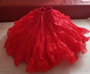 Petticoat Unterrock Rockabilly Tutu Röcke Swing Tanzen Kleid - Handgeschneidert - Bild 1 von 7